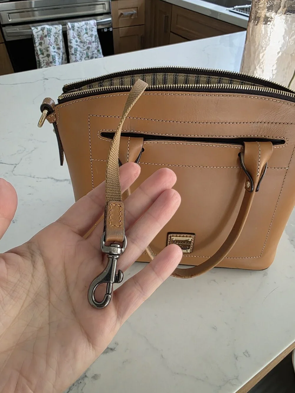 Dooney & Bourke | Beacon Domed Satchel Leather Classic Bag